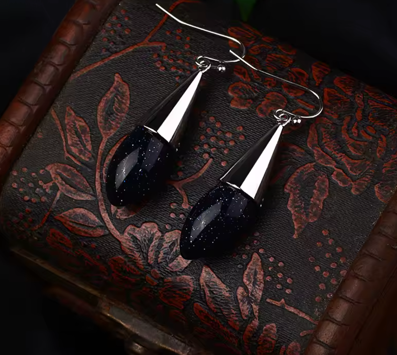 Lapis Lazuli Luxury Drop Earrings