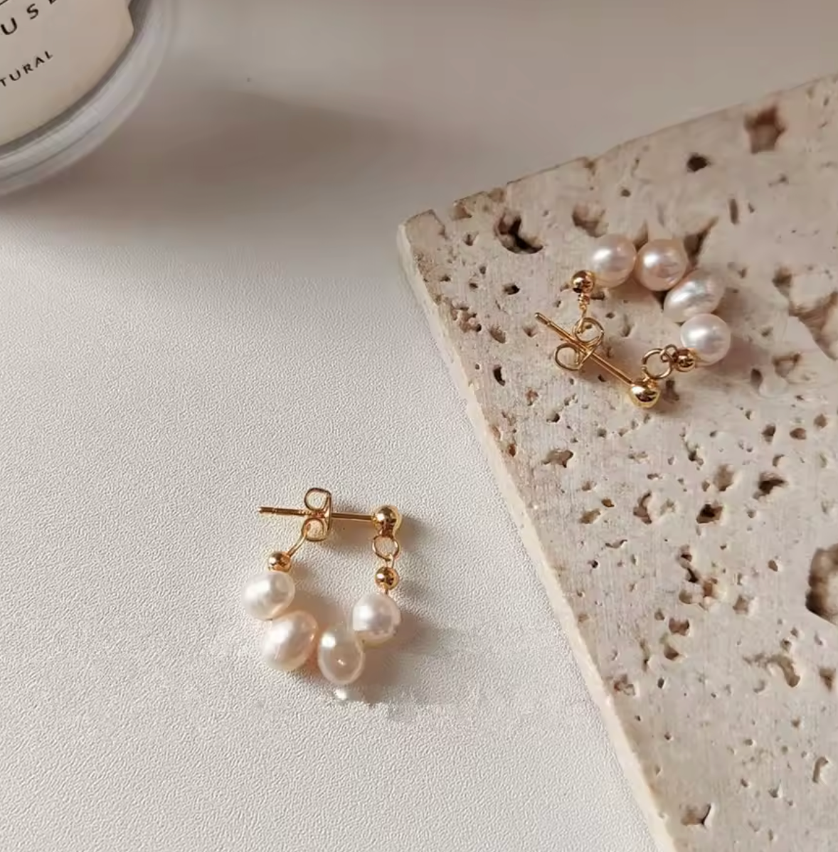 Freshwater Pearl Stud Earrings for Women